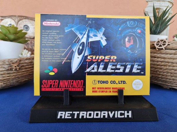 Caja Super Aleste SNES