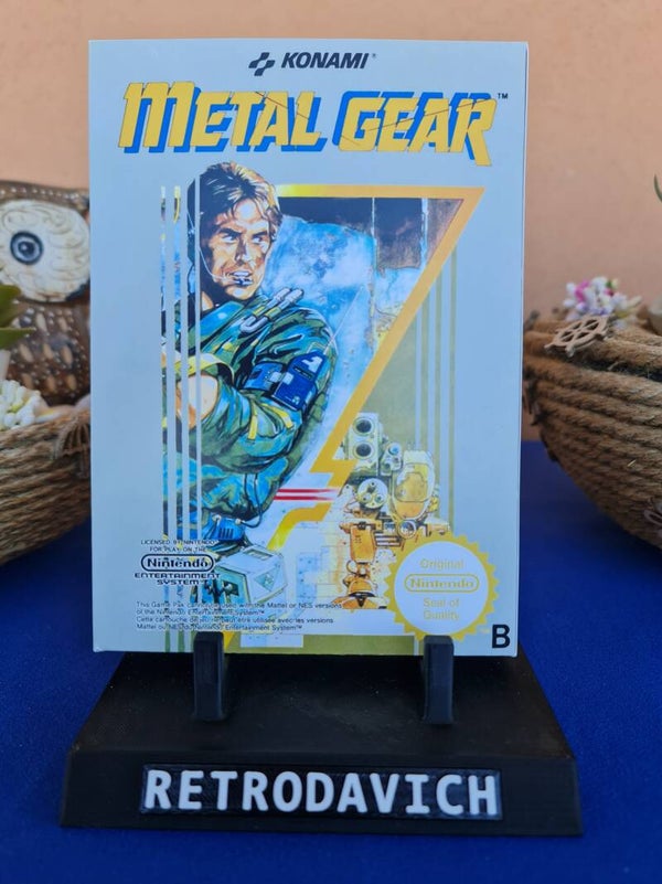 Caja Metal Gear NES