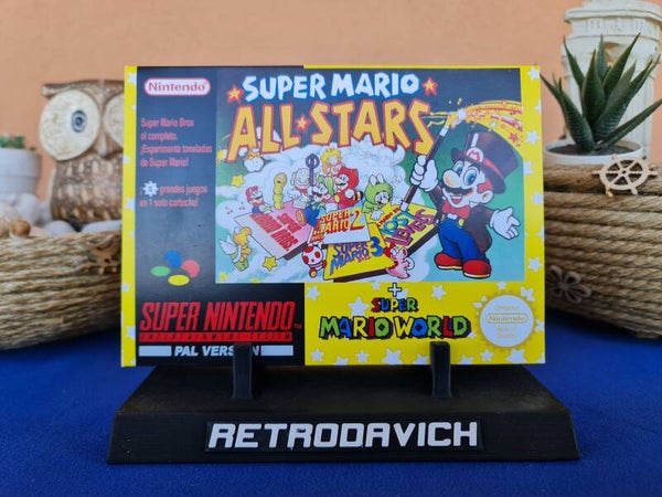 Caja Super Mario All Stars + Super Mario World SNES