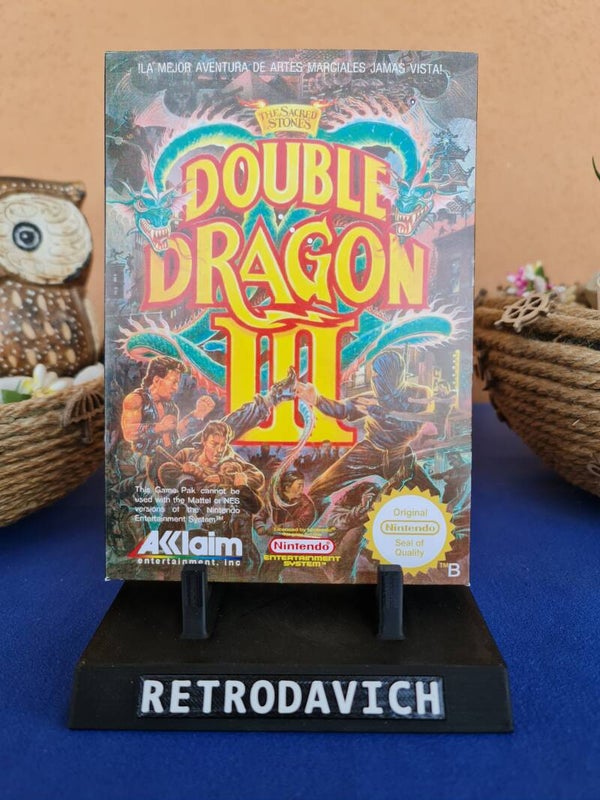 Caja Double Dragon III NES