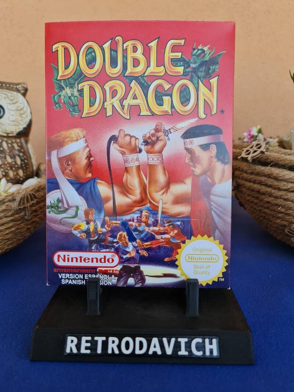 Caja Double Dragon I NES
