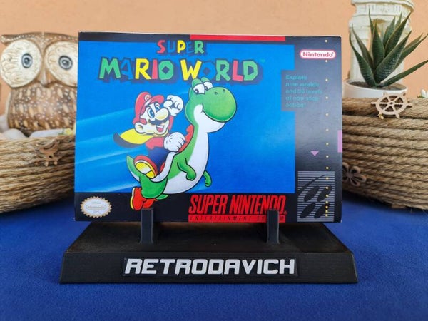 Caja Super Mario World USA SNES