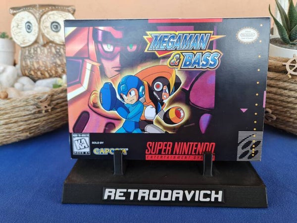 Caja MegaMan&Bass SNES