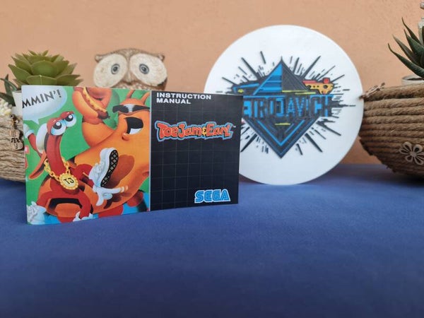 Manual Reemplazo Mega Drive ToeJam&Earl