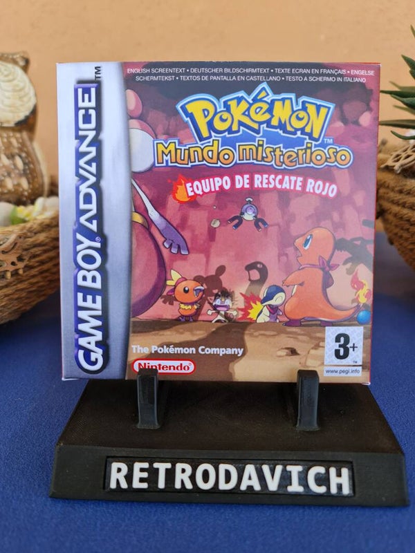 Caja Pokemon Mundo Misterioso Equipo de Rescate Rojo GBA