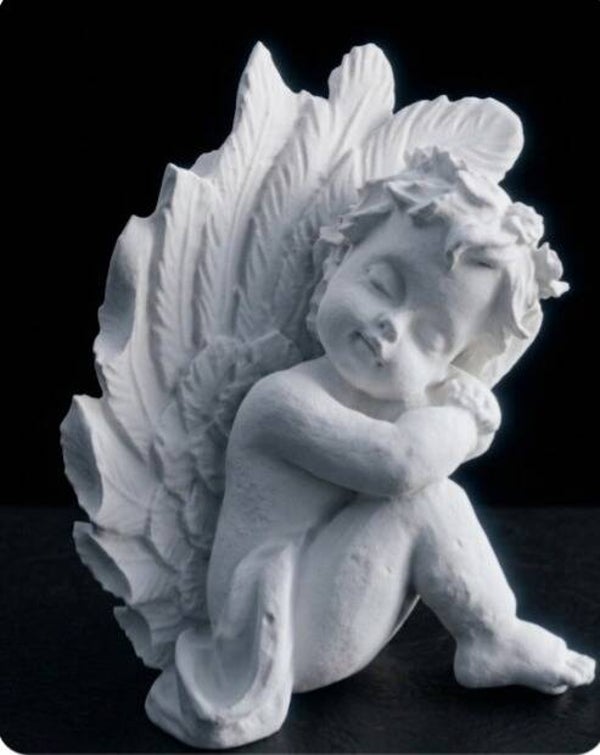 Handgemachter kleiner Schutzengel / Liebevolle Deko -Figur
