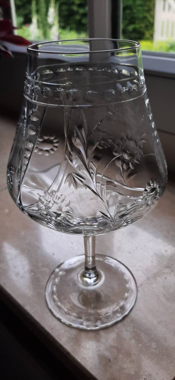 Antieke kristallen glazen