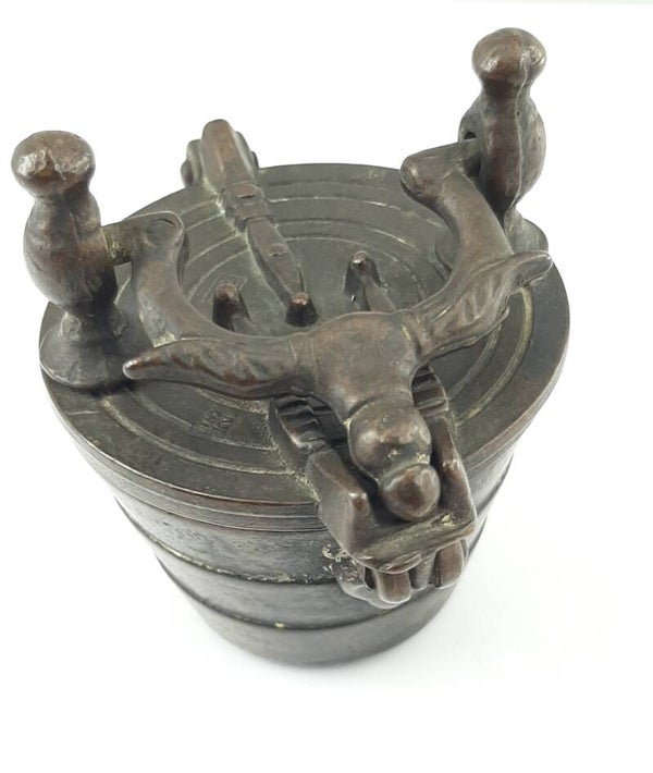 Gewichtjes in houder