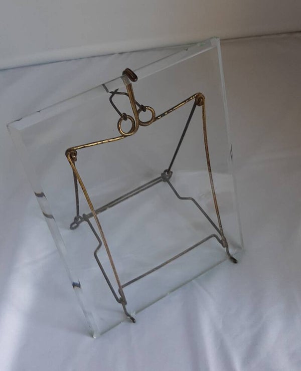 Fotohouder van glas/ Fotolijst