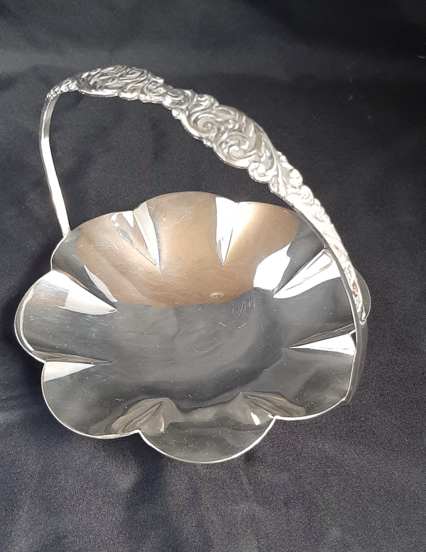 Verzilverd bonbonschaaltje