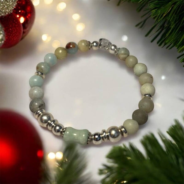 Bracelet Amazonite & Hématite