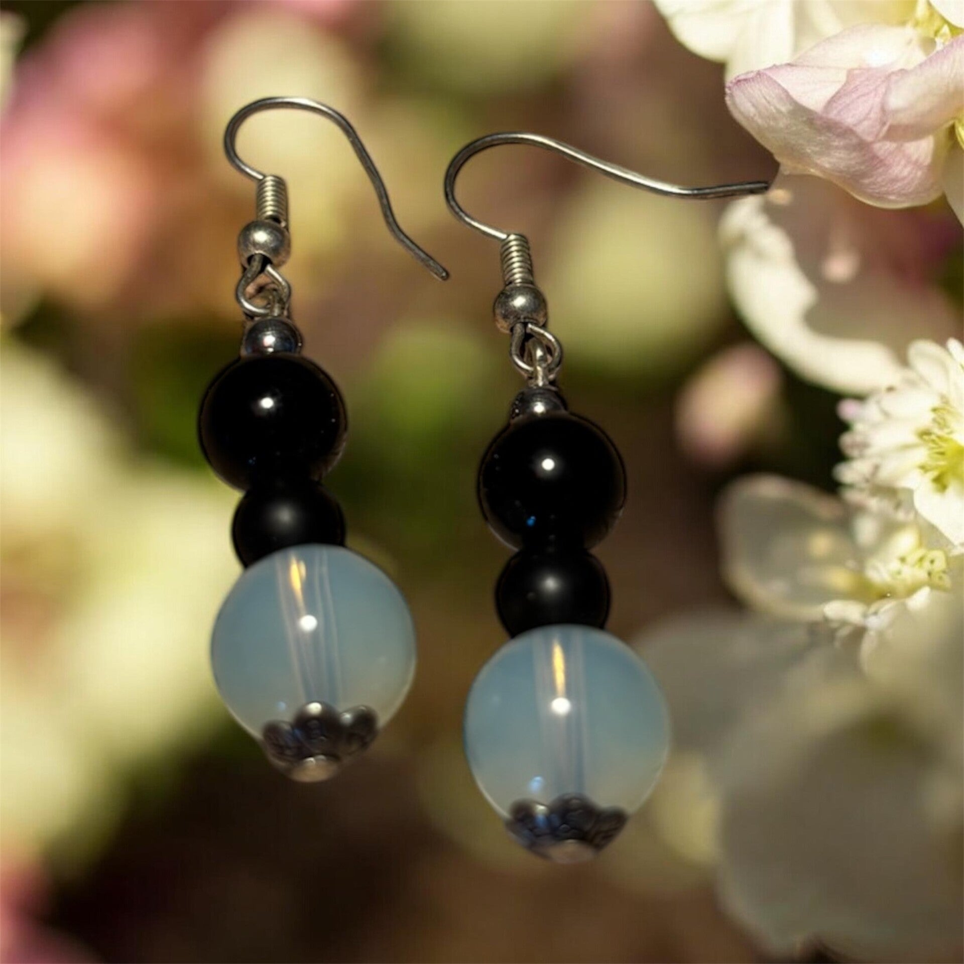 Bo Opale & Agate Noire & Obsidienne