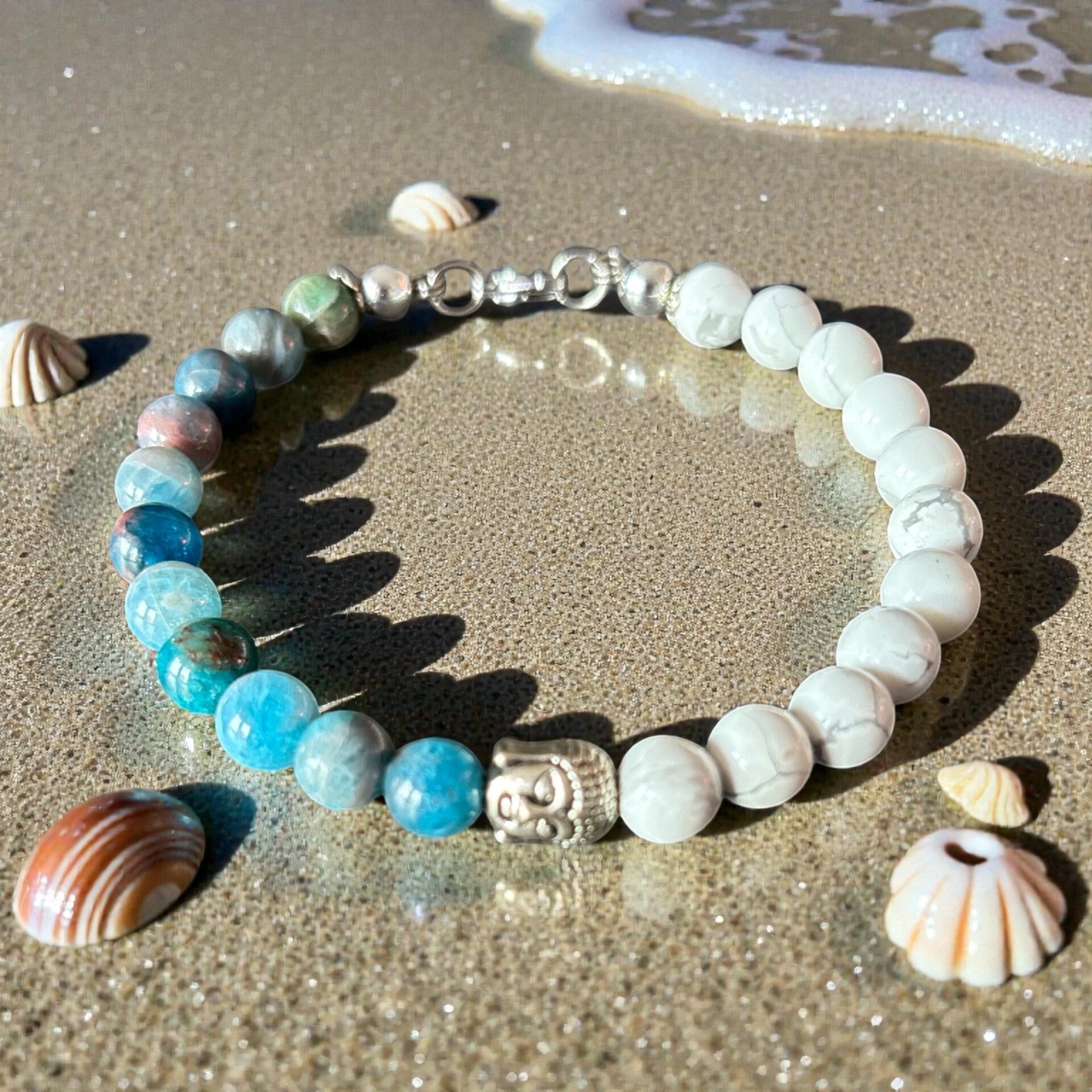 Bracelet Apatite & Howlite