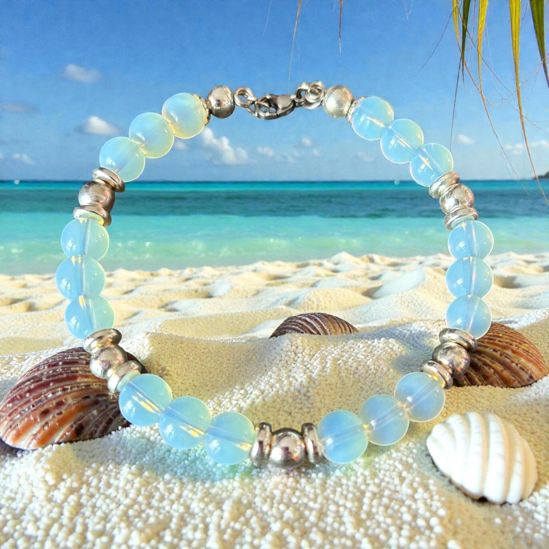 Bracelet Opale & Hematite