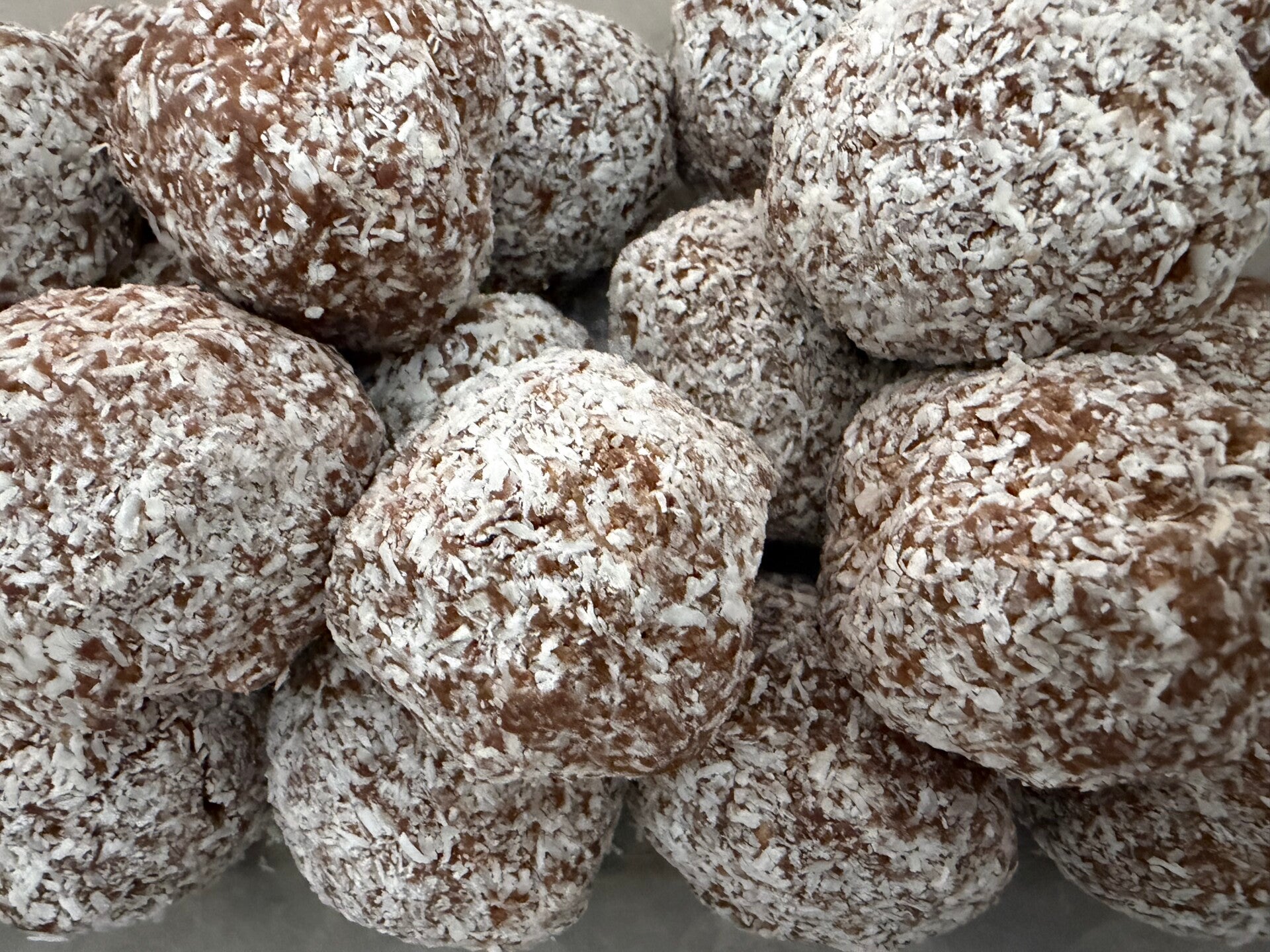Whimsy Chocolate Coconut Truffle Balls | Box 24 | $35 |  Interstate Friendly