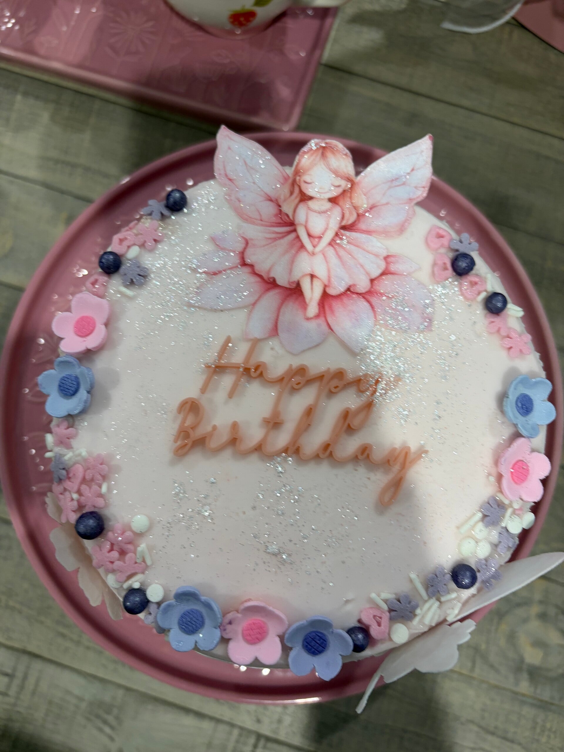 Signature Whimsy Fairy Garden Layer Cake | $65 | 8* Cake
