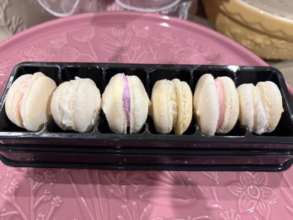 Whimsy Sparkling Champagne Macarons, | Pack of 6 | $10