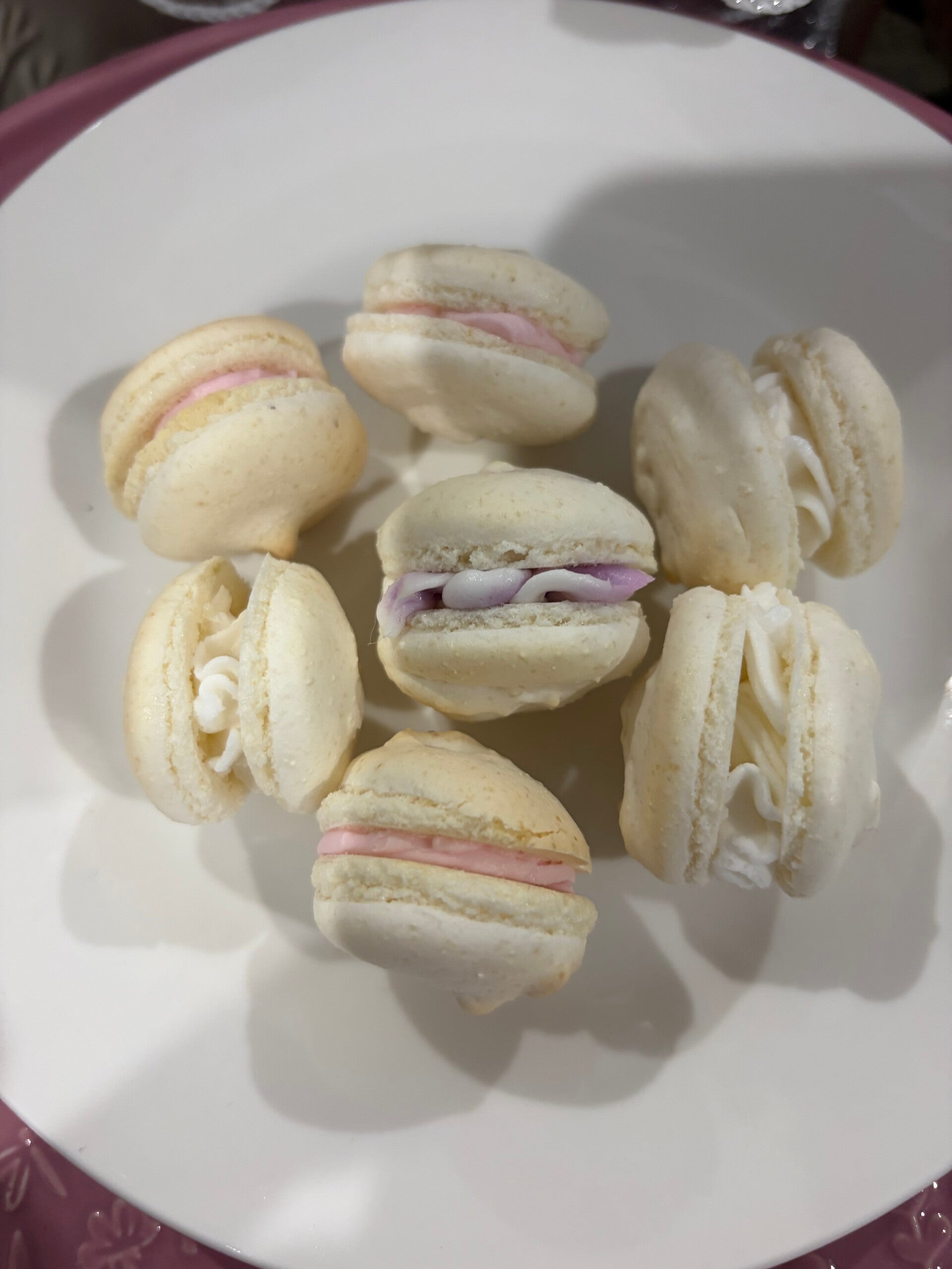 Party Favour Box | Whimsy Sparkling Champagne Macarons, | Individually Wrapped in packs of 2 | for a Party Favour Box of 24 | $50