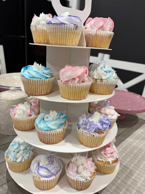 Whimsy High Tea Boutique Collection | High Tea Takeaway Treat Stand | 24 Cupcakes | $65