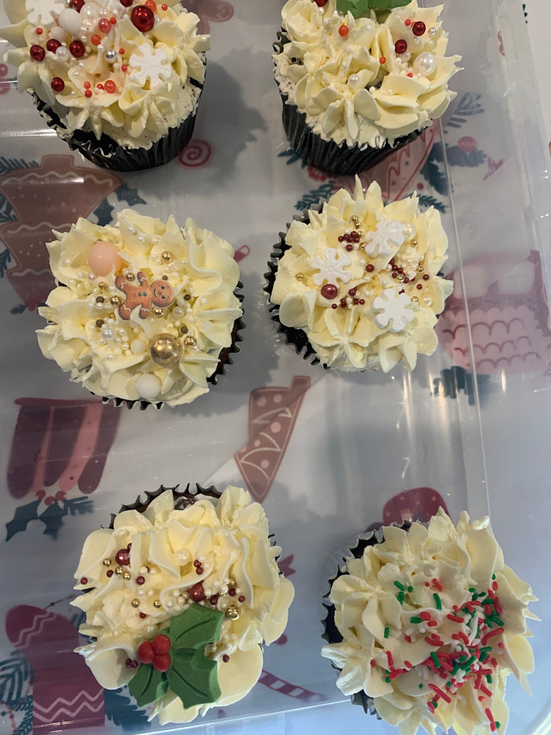 Whimsy Festive Cupcakes (12 Pack)