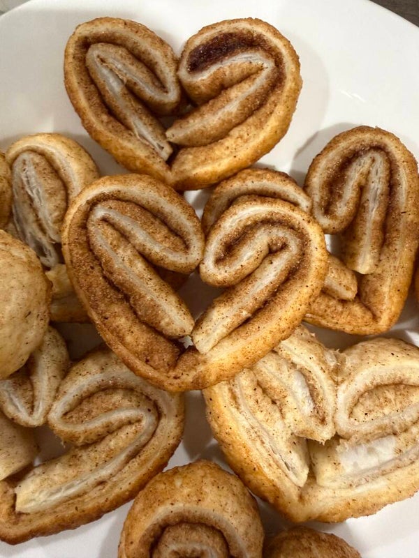 Cinnamon Lace Whimsy Palmiers | Box 12 | $40 |  Interstate Friendly