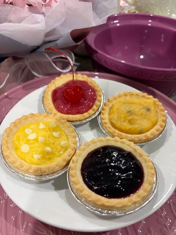 Mini Tarts | White Chocolate & Lemon, Curd,  Raspberry & Lime Curd, Passionfruit Curd & Blueberry | Interstate Friendly | Box 5 | $20