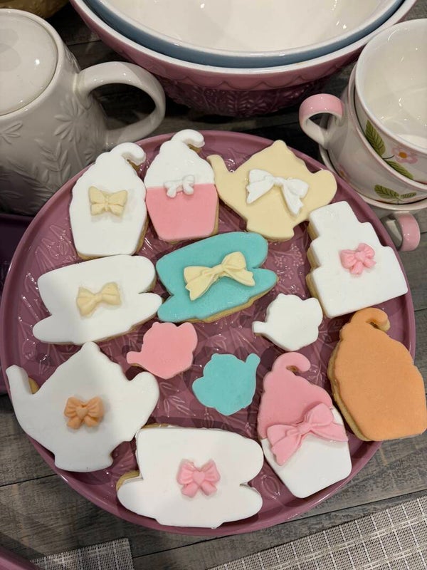 Elegant Tea Party Cookies | Box 12 | $50