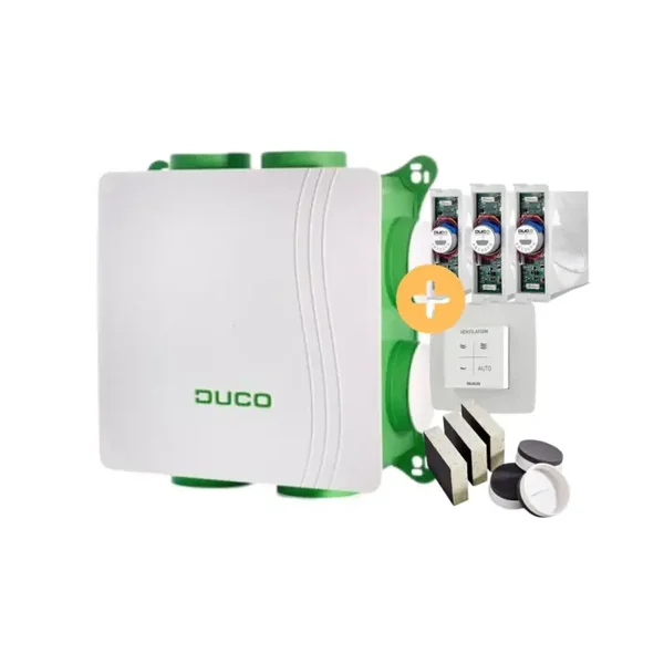 Duco focus Simple flux C++ ventilation Zone par Zone avec 3 clapets