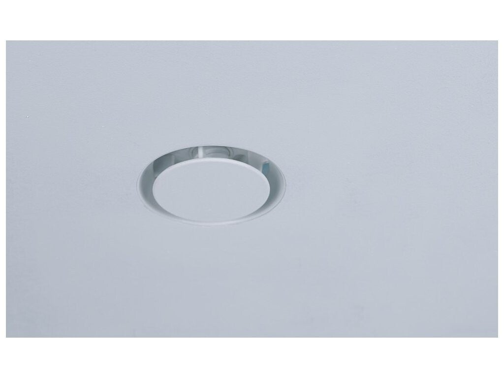 Bouche invisible noir ou blanche diam 125