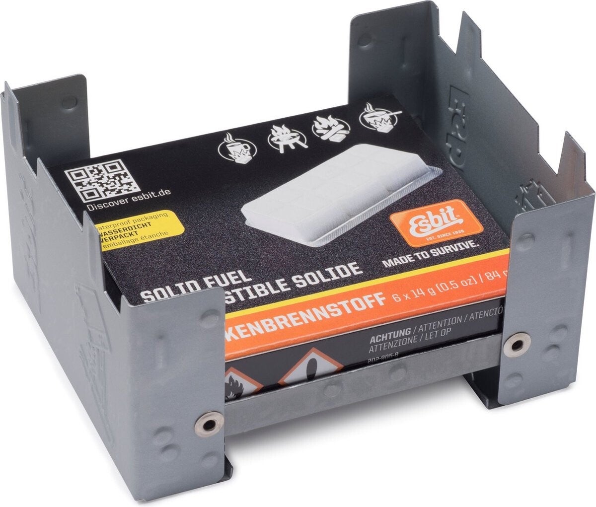 Esbit Brander inclusief vaste brandstoftabletten (6 x 14 gram)