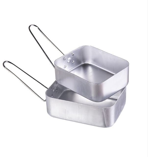 Mil-Tec Mess Tin Set / 2-delige pannenset geanodiseerd aluminium