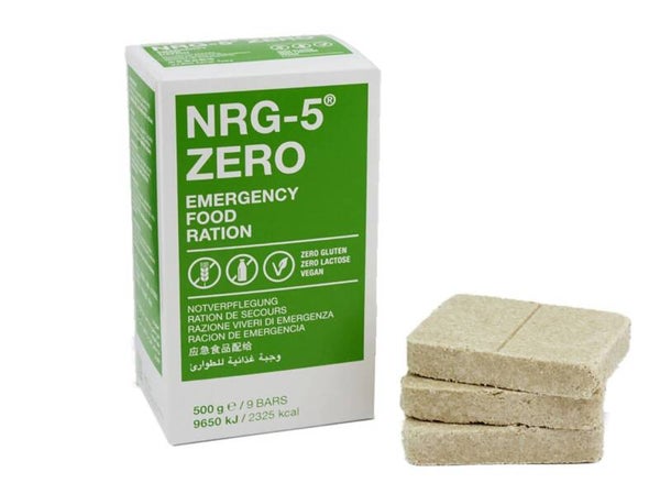 NRG-5 Zero glutenvrij noodrantsoen 500 gram (20 jaar houdbaar)