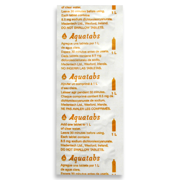 Aquatabs Waterzuiveringstabletten 8.5mg (100 stuks)