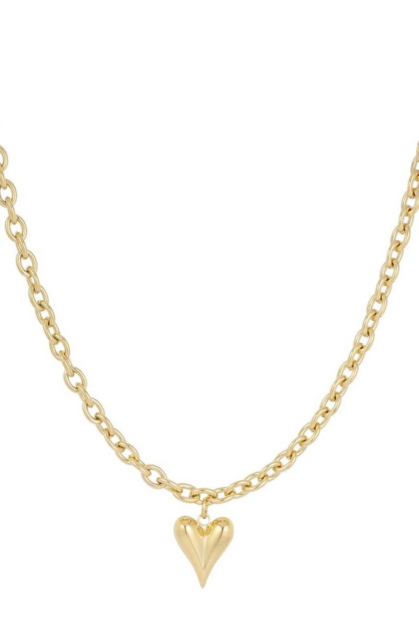 ketting love rules - Goud