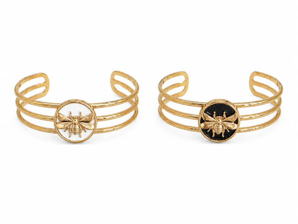 Armband goud libelle