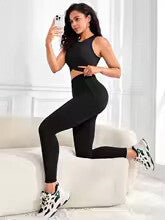 Leggings de yoga de cintura alta