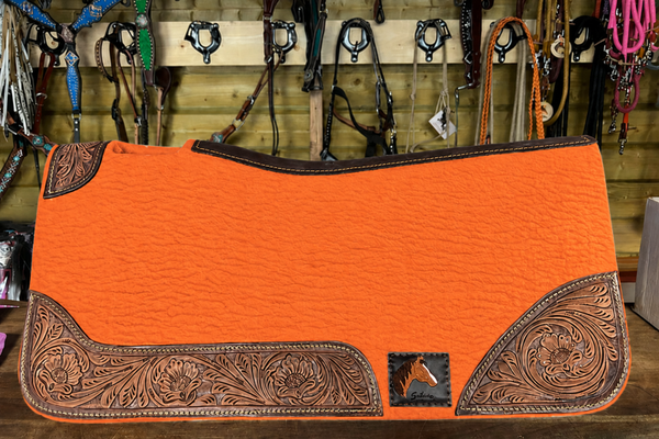 Orange felt pad