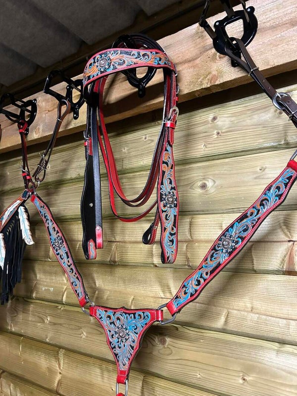 Red oil tack set
