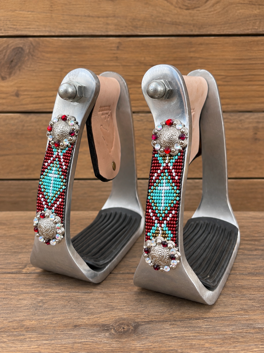 Cross Stirrups turquoise