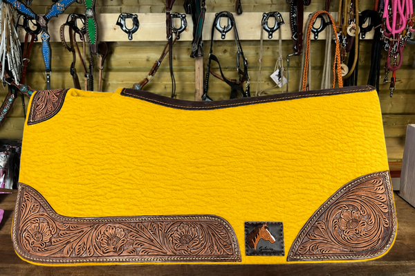 Yellow felt pad