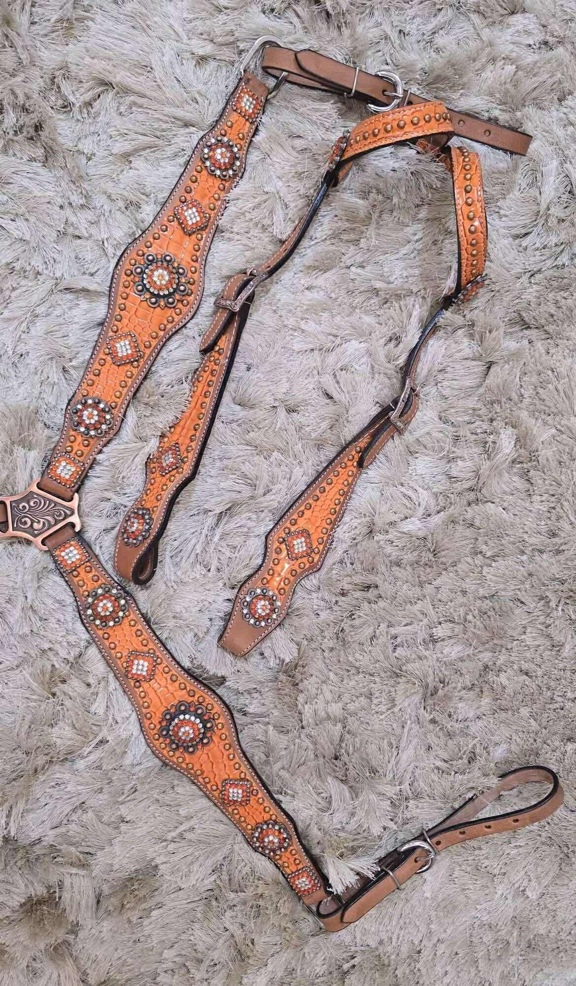 Medium oil orange tack set