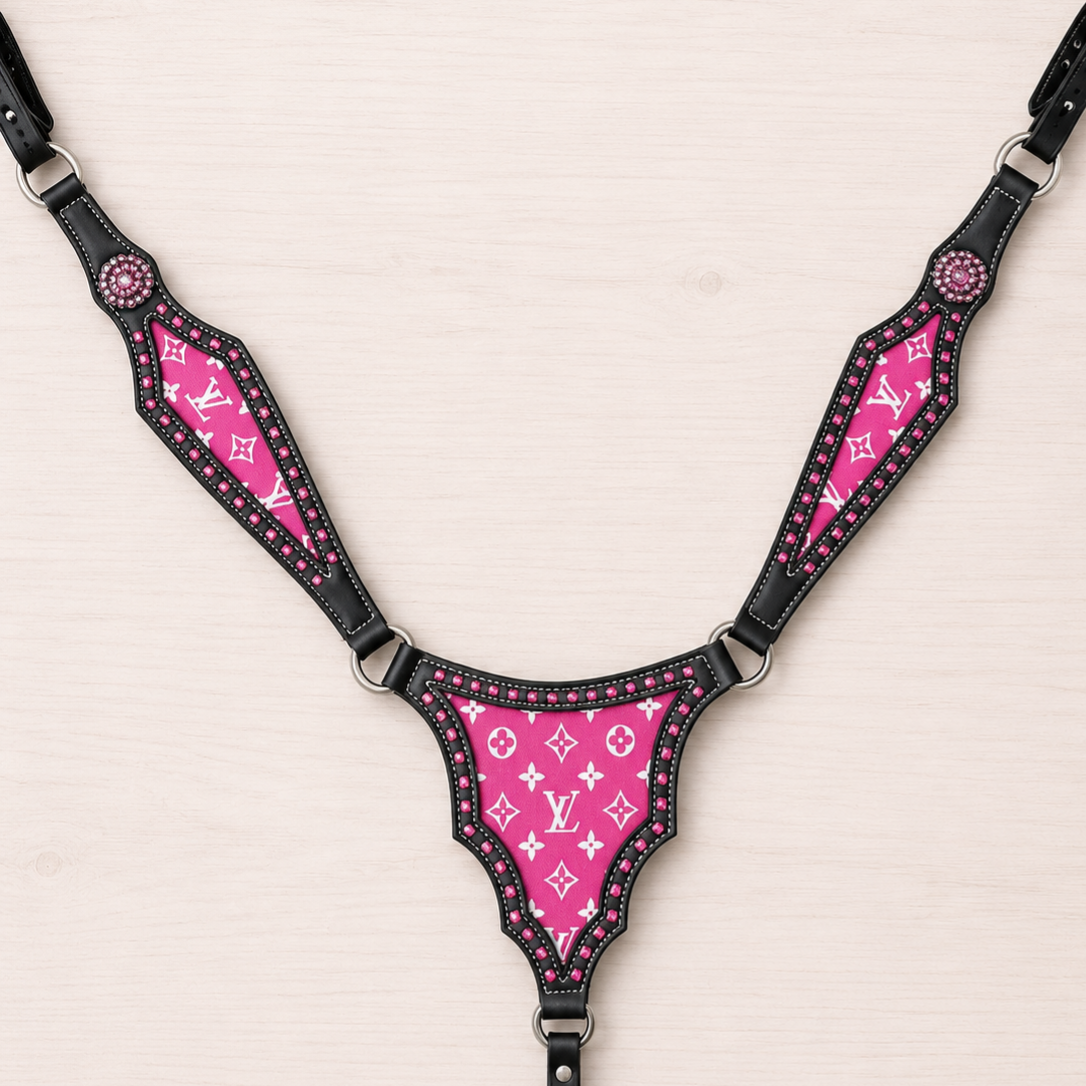 Breastcollar pink lv