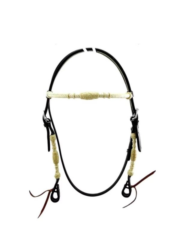 Rawhide browband bridle
