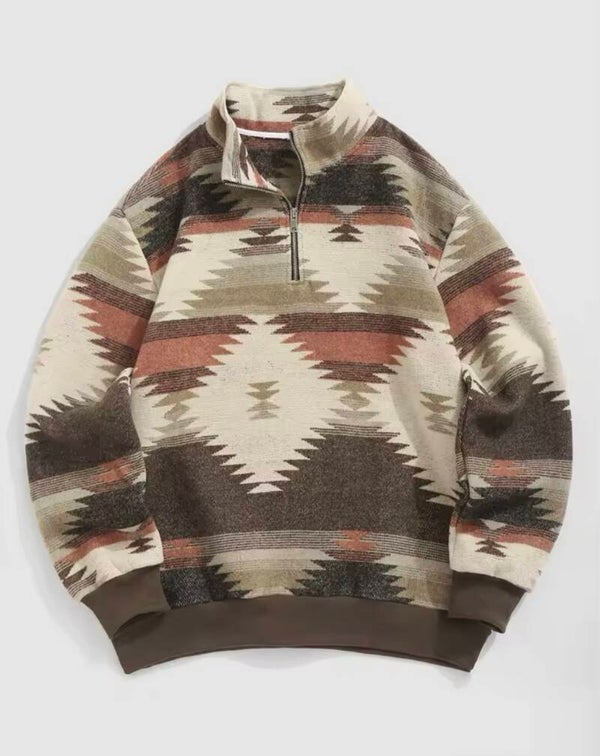Aztec woolen sweater