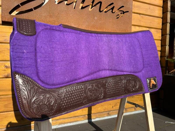 Purple felt pad