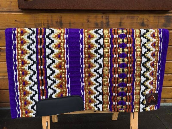 Blanket purple/gold