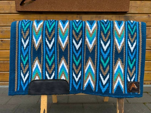 Blanket turquoise/blue