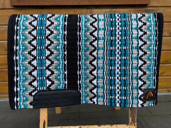 Blanket blue/silver