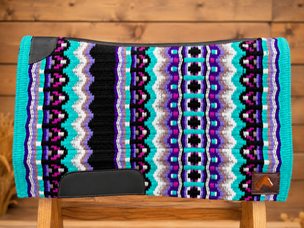 2 in 1 woolpad Turquoise/purple