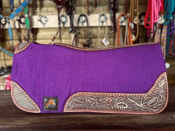 Purple felt pad